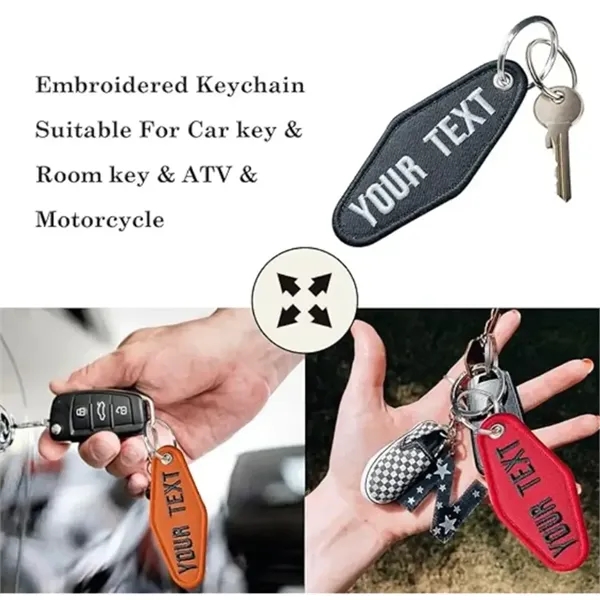 Personalized Embroidered Keychian - Personalized Embroidered Keychian - Image 2 of 3