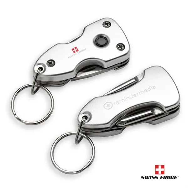 Swiss Force® Wildcub Multi-Tool & Flashlight Keyring