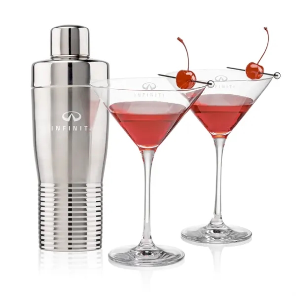 Genoa Shaker & Santiago Martini Set