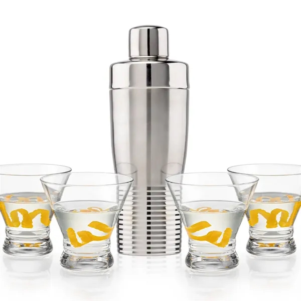 Genoa Shaker & Rideau Martini Set