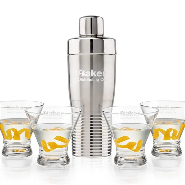 Genoa Shaker & Rideau Martini Set
