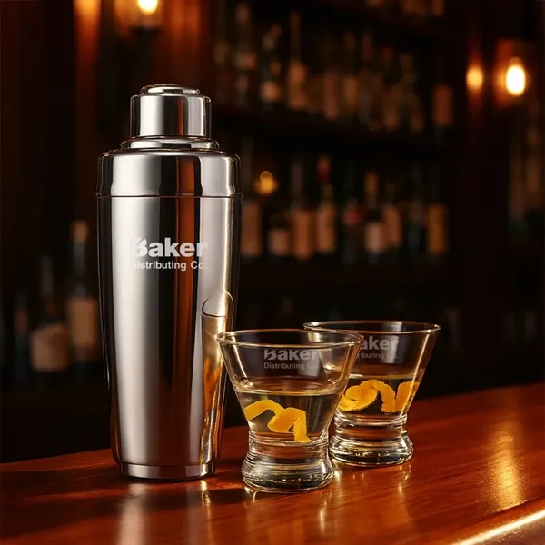 Pescara Shaker & Rideau Martini Set