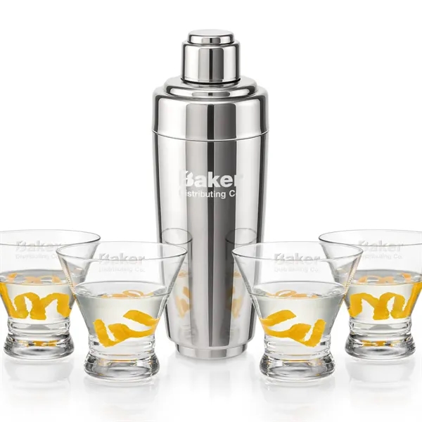 Pescara Shaker & Rideau Martini Set