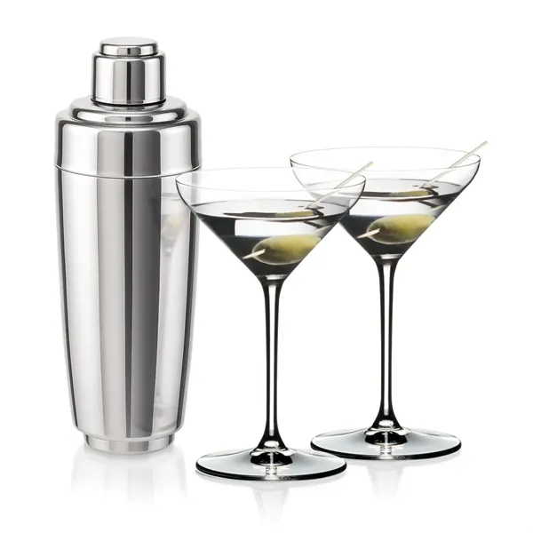 Pescara Shaker & RIEDEL Martini Set
