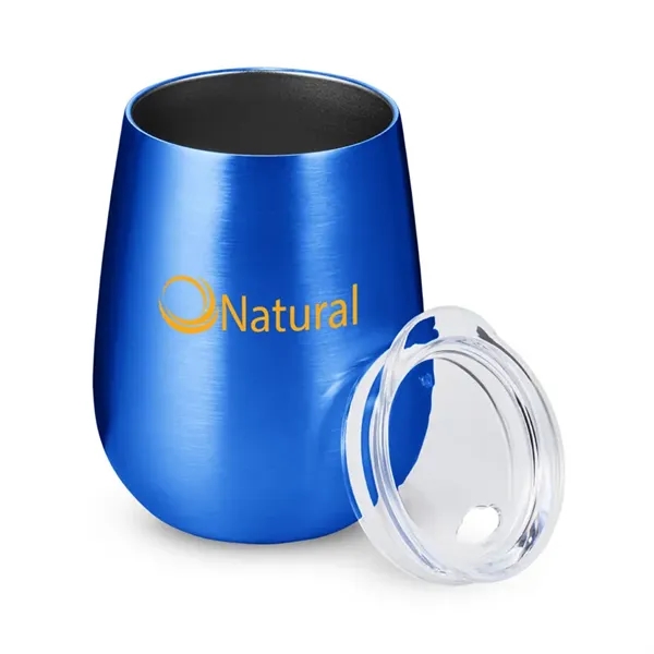 10 oz Stemless Insulated Wine Tumbler With Lid - 10 oz Stemless Insulated Wine Tumbler With Lid - Image 5 of 22
