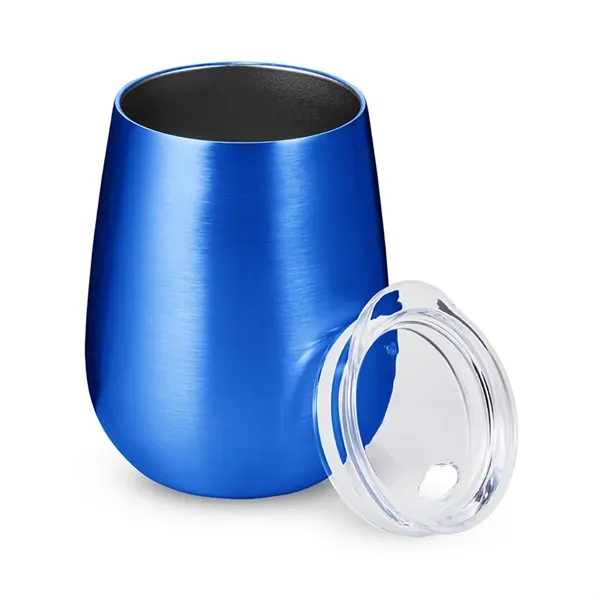 10 oz Stemless Insulated Wine Tumbler With Lid - 10 oz Stemless Insulated Wine Tumbler With Lid - Image 7 of 22