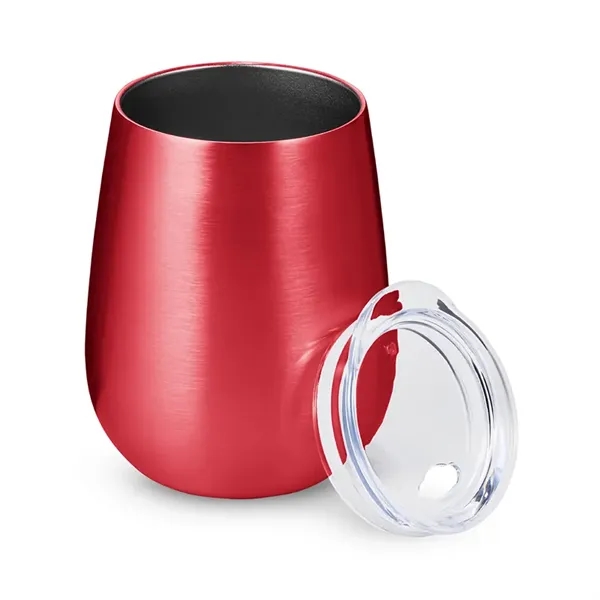 10 oz Stemless Insulated Wine Tumbler With Lid - 10 oz Stemless Insulated Wine Tumbler With Lid - Image 13 of 22