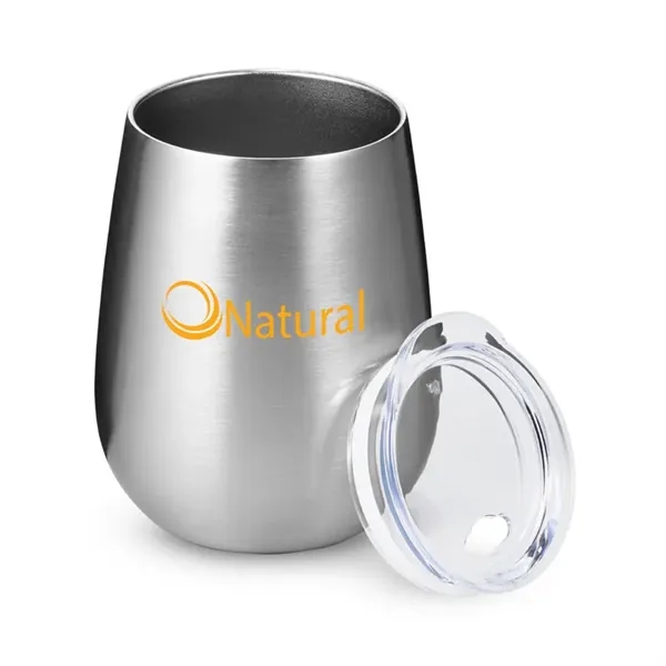 10 oz Stemless Insulated Wine Tumbler With Lid - 10 oz Stemless Insulated Wine Tumbler With Lid - Image 15 of 22