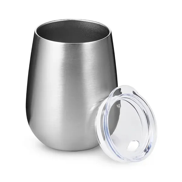 10 oz Stemless Insulated Wine Tumbler With Lid - 10 oz Stemless Insulated Wine Tumbler With Lid - Image 17 of 22