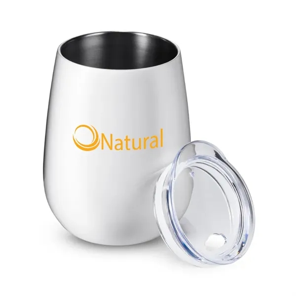 10 oz Stemless Insulated Wine Tumbler With Lid - 10 oz Stemless Insulated Wine Tumbler With Lid - Image 19 of 22