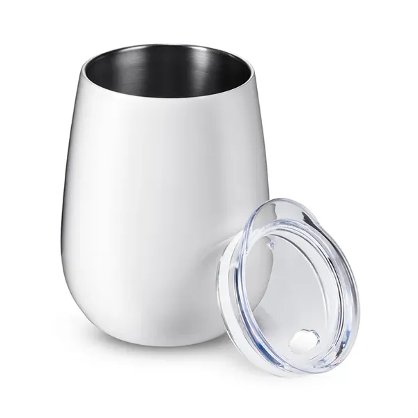 10 oz Stemless Insulated Wine Tumbler With Lid - 10 oz Stemless Insulated Wine Tumbler With Lid - Image 21 of 22