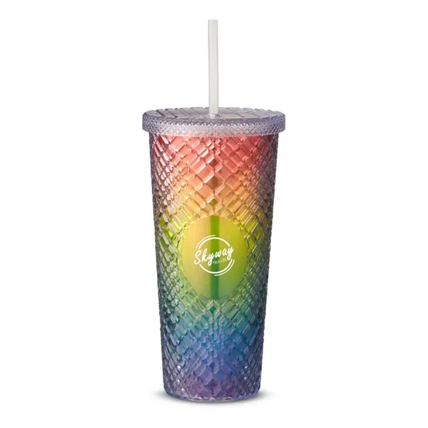 22 oz Sparkle Straw Tumbler - 22 oz Sparkle Straw Tumbler - Image 9 of 11