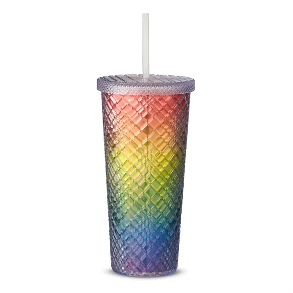 22 oz Sparkle Straw Tumbler - 22 oz Sparkle Straw Tumbler - Image 10 of 11