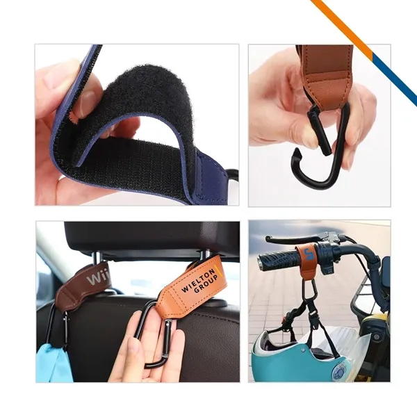 Hookiv PU Leather Carabiner Clip - Hookiv PU Leather Carabiner Clip - Image 1 of 9