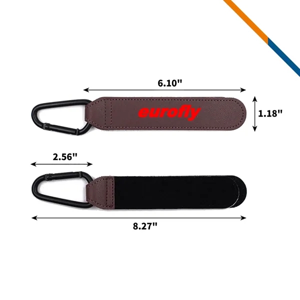 Hookiv PU Leather Carabiner Clip - Hookiv PU Leather Carabiner Clip - Image 2 of 9
