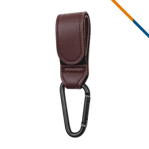 Hookiv PU Leather Carabiner Clip - Hookiv PU Leather Carabiner Clip - Image 5 of 9