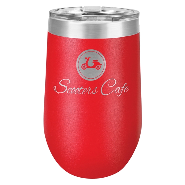 16oz. Colored Stainless Steel Stemless Wine Glass - 16oz. Colored Stainless Steel Stemless Wine Glass - Image 4 of 35