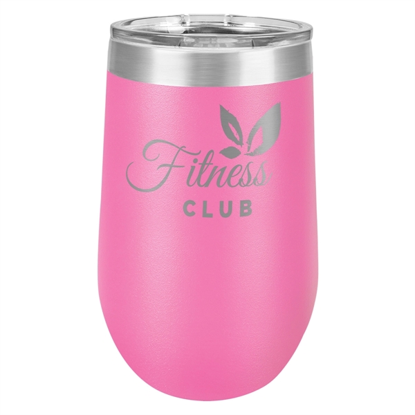 16oz. Colored Stainless Steel Stemless Wine Glass - 16oz. Colored Stainless Steel Stemless Wine Glass - Image 8 of 35