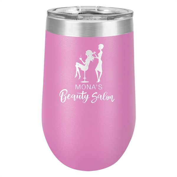 16oz. Colored Stainless Steel Stemless Wine Glass - 16oz. Colored Stainless Steel Stemless Wine Glass - Image 14 of 35