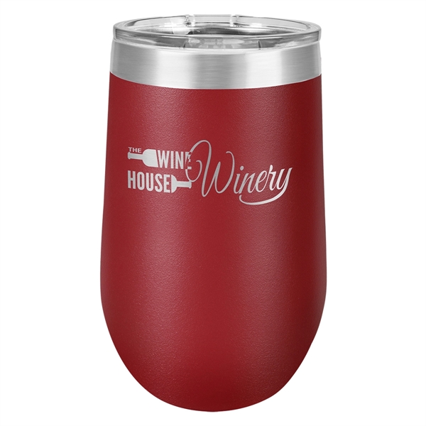 16oz. Colored Stainless Steel Stemless Wine Glass - 16oz. Colored Stainless Steel Stemless Wine Glass - Image 24 of 35