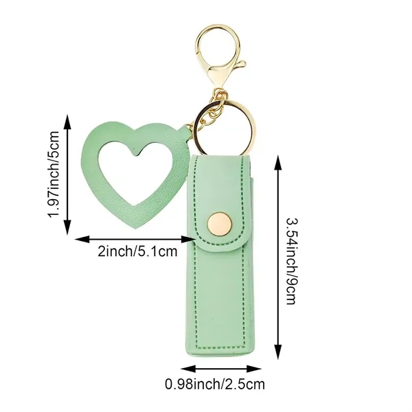 Lip Pouch Keychain With Mirror - Lip Pouch Keychain With Mirror - Image 1 of 5