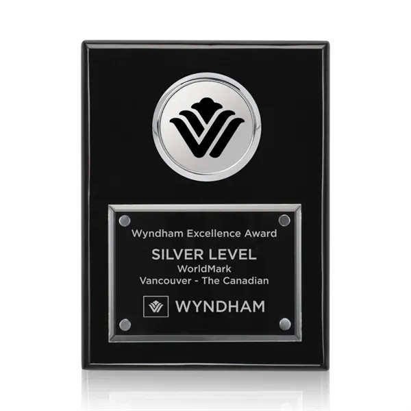Jansenn Plaque - Black/Chrome