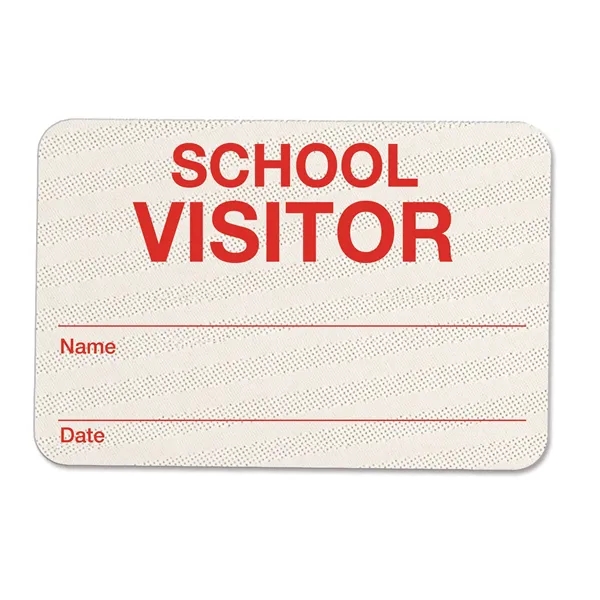 TEMPbadge™ Hand-writable Expiring School Badge Backs - TEMPbadge™ Hand-writable Expiring School Badge Backs - Image 1 of 7
