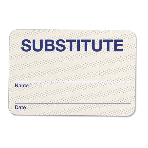 TEMPbadge™ Hand-writable Expiring School Badge Backs - TEMPbadge™ Hand-writable Expiring School Badge Backs - Image 5 of 7