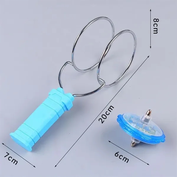 Light Up Rail Twirler Gyro Wheel with Spinning and Flashing - Light Up Rail Twirler Gyro Wheel with Spinning and Flashing - Image 1 of 5