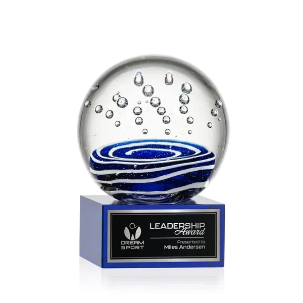 Tranquility Award on Hancock Base - Blue