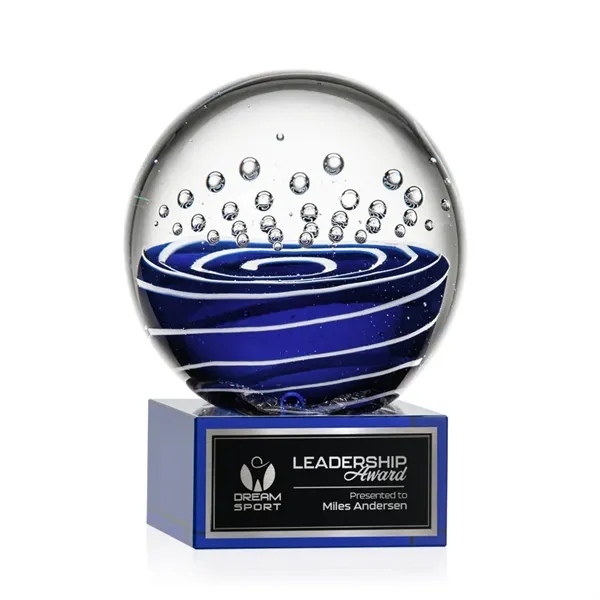 Tranquility Award on Hancock Base - Blue