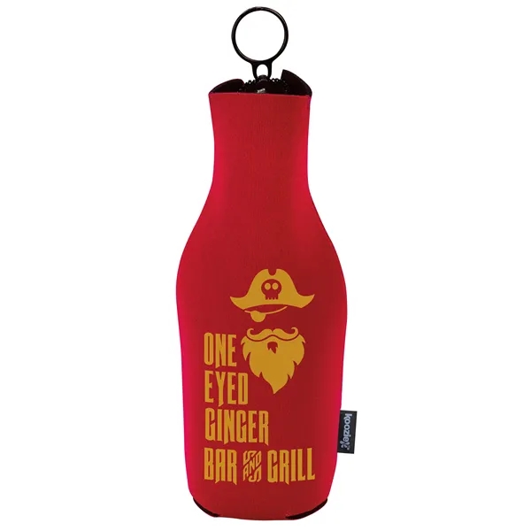 Koozie® Neoprene Zip-Up Bottle Cooler - Koozie® Neoprene Zip-Up Bottle Cooler - Image 4 of 6