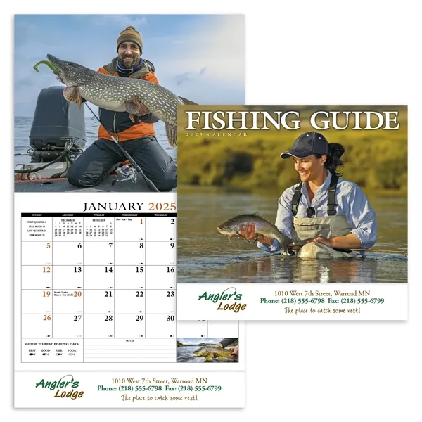 Products Fishing Guide Appointment Calendar - Stapled