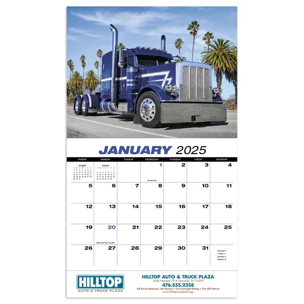 Products 18-Wheeler Wall Appointment Calendar - Stapled - Products 18-Wheeler Wall Appointment Calendar - Stapled - Image 2 of 31