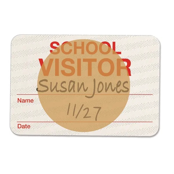 TEMPbadge™ Hand-writable Expiring School Badge Backs - TEMPbadge™ Hand-writable Expiring School Badge Backs - Image 3 of 7