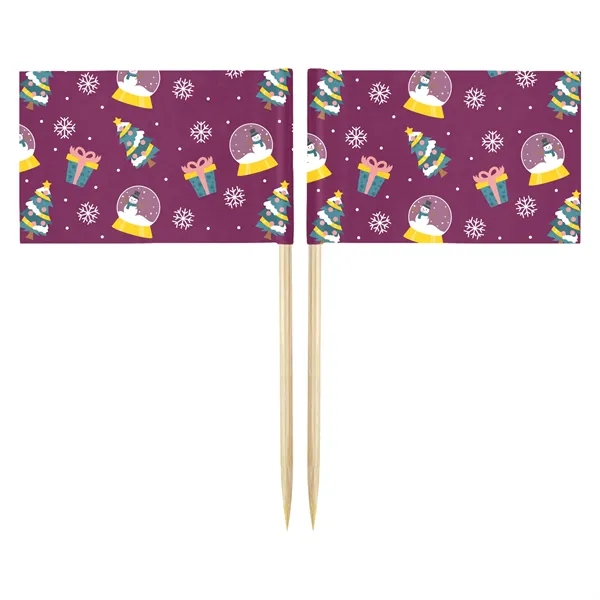Rectangle 10CM Toothpick Flag - Rectangle 10CM Toothpick Flag - Image 2 of 15