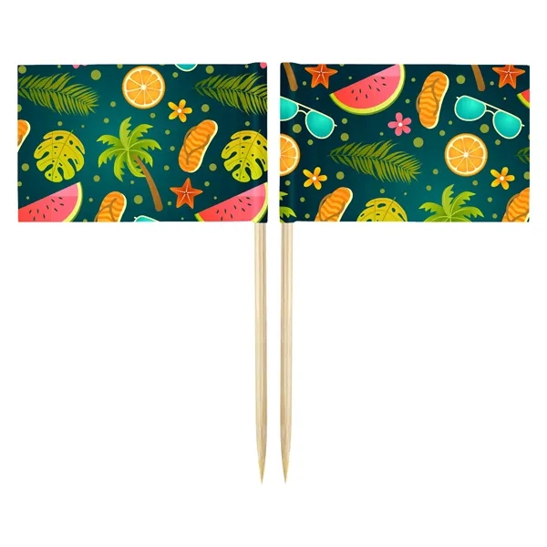 Rectangle 10CM Toothpick Flag - Rectangle 10CM Toothpick Flag - Image 7 of 15