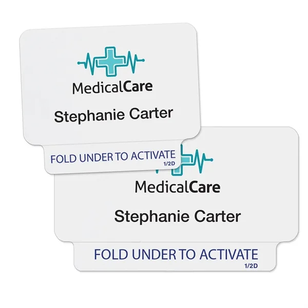 TEMPbadge ONEstep Expiring Badges Thermal-Printable, 1/2-Day - TEMPbadge ONEstep Expiring Badges Thermal-Printable, 1/2-Day - Image 0 of 7