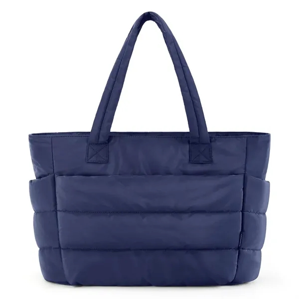 Tote Bag, Puffer Tote Bag Large Quilted Shoulder Bag for Wor - Tote Bag, Puffer Tote Bag Large Quilted Shoulder Bag for Wor - Image 9 of 19