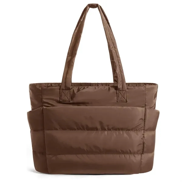 Tote Bag, Puffer Tote Bag Large Quilted Shoulder Bag for Wor - Tote Bag, Puffer Tote Bag Large Quilted Shoulder Bag for Wor - Image 12 of 19