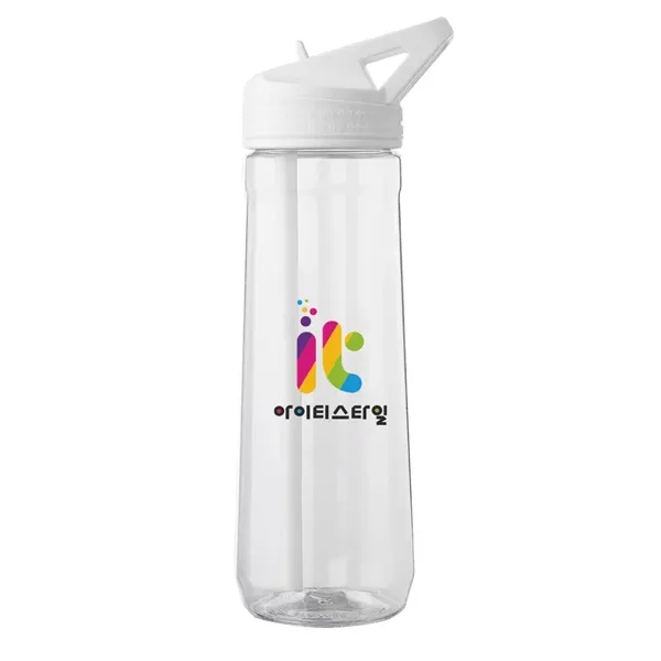 30 oz. Fitness Plastic Water Bottle with Sip Straw - 30 oz. Fitness Plastic Water Bottle with Sip Straw - Image 4 of 5