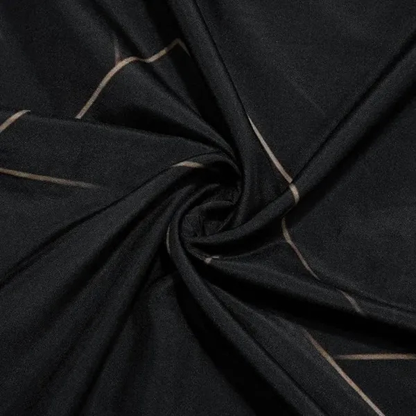 Polyester Printed Long Sleeve Button Down Fit Dress Shirt - Polyester Printed Long Sleeve Button Down Fit Dress Shirt - Image 2 of 6