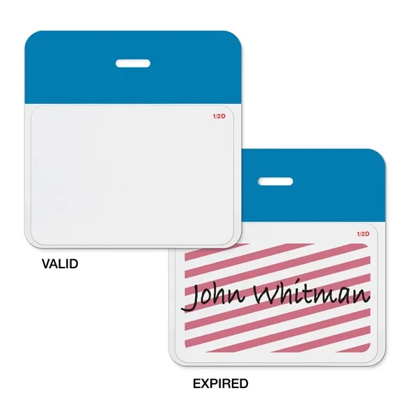 2-Part Expiring Badge Clip-On BACK PART, No Title, 3" x 3" - 2-Part Expiring Badge Clip-On BACK PART, No Title, 3" x 3" - Image 4 of 6