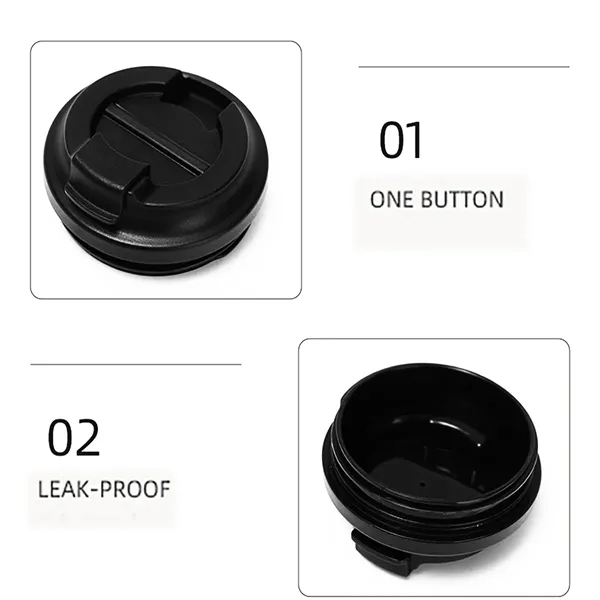 12oz.Office Stainless Steel Insulated Milk Cup With Scale - 12oz.Office Stainless Steel Insulated Milk Cup With Scale - Image 4 of 6