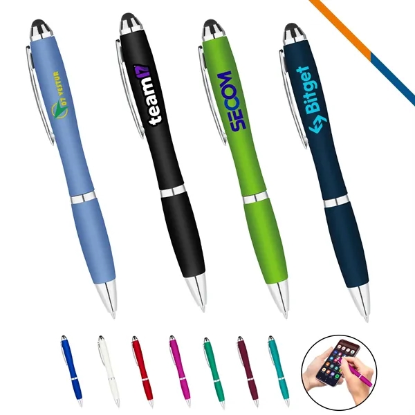 GlideZip Metallic Curvaceous Ballpoint Stylus Pen - GlideZip Metallic Curvaceous Ballpoint Stylus Pen - Image 0 of 14