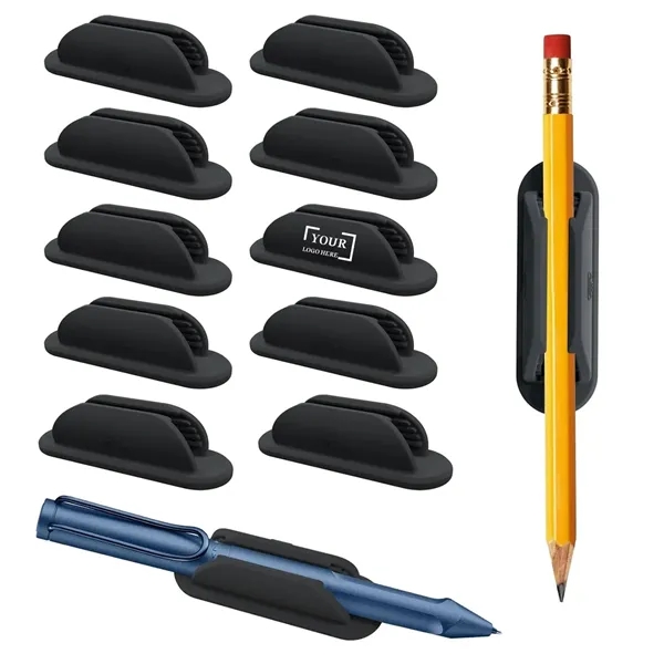 Adhesive Silicone Pen Holder - Adhesive Silicone Pen Holder - Image 0 of 8