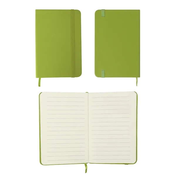 A6 Soft Touch Pocket Journal Notebook W/ Elastic Band - A6 Soft Touch Pocket Journal Notebook W/ Elastic Band - Image 3 of 5