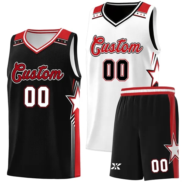 Custom Star Graffiti Double Side Sets Basketball Uniform - Custom Star Graffiti Double Side Sets Basketball Uniform - Image 0 of 0