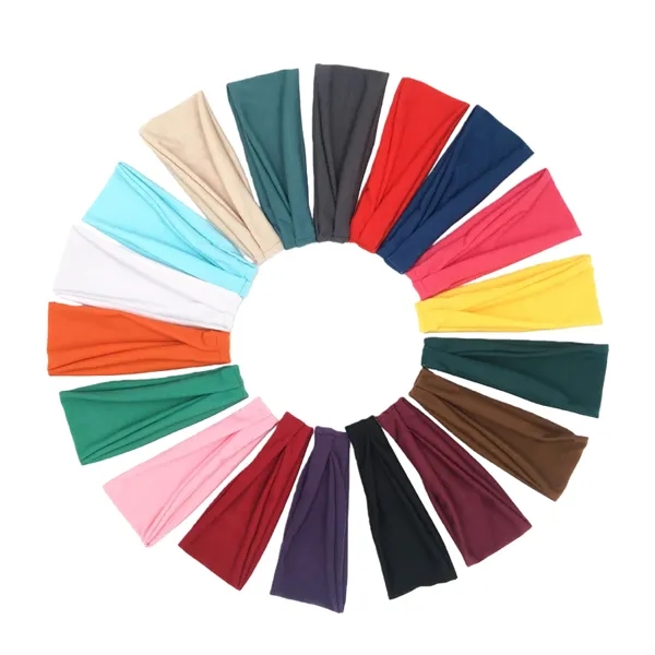 Sports Headband Moisture Wicking Stretch Fitness Band - Sports Headband Moisture Wicking Stretch Fitness Band - Image 4 of 37