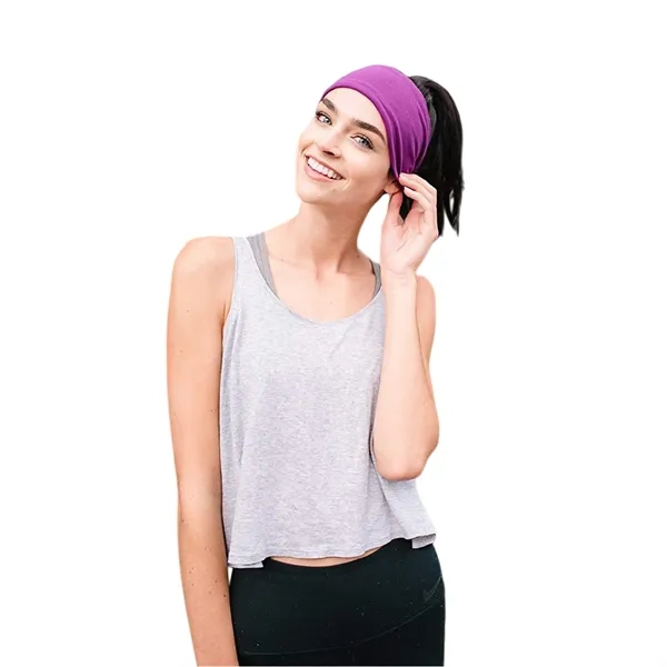 Sports Headband Moisture Wicking Stretch Fitness Band - Sports Headband Moisture Wicking Stretch Fitness Band - Image 7 of 37
